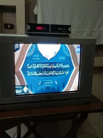 شاشه سكاي لاين معاها ريسيفر نايل سات