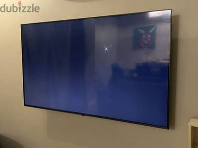 BROKEN television screen