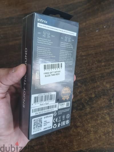 Infinix xe33 جديدة متبرشمة