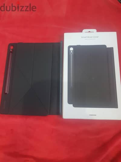 جراب كفر تاب s9fe  وs10fe smart Book  سامسونج الاصلي بالعلبة استعمال