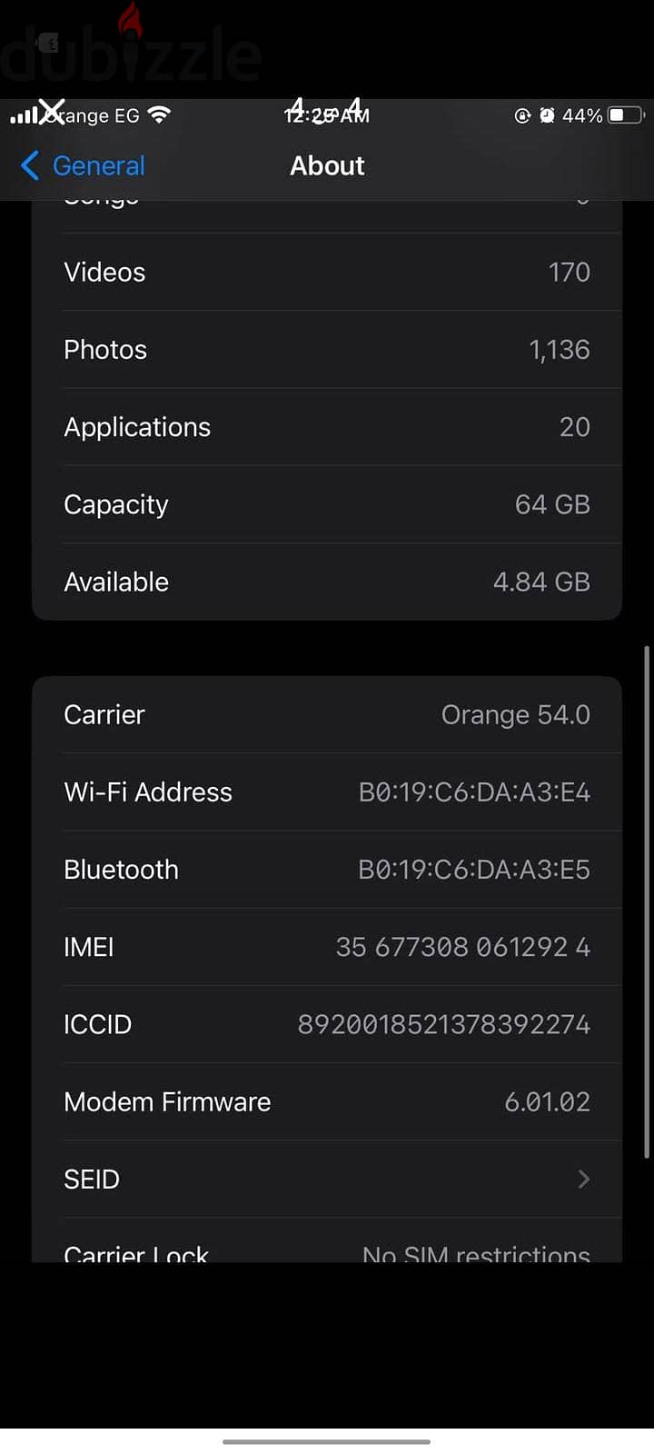 iPhone 8 plus 64 zero 1