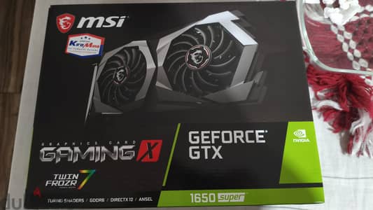 1650 super msi gaming x