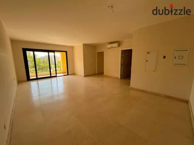 Resale apartment for sale, fully finished with AC's,kitchen, with a prime area of ​​143 m and a full landscape view in O West compound.