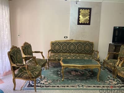 غرفه صالون مدهل خشب زان