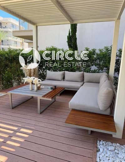 Ground Floor Chalet For Rent With Private Garden In Marassi Marina