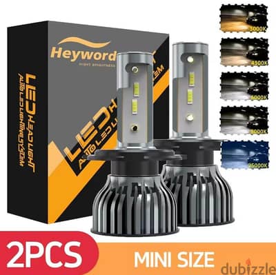 طقم لمبات ليد H7 160 Watt