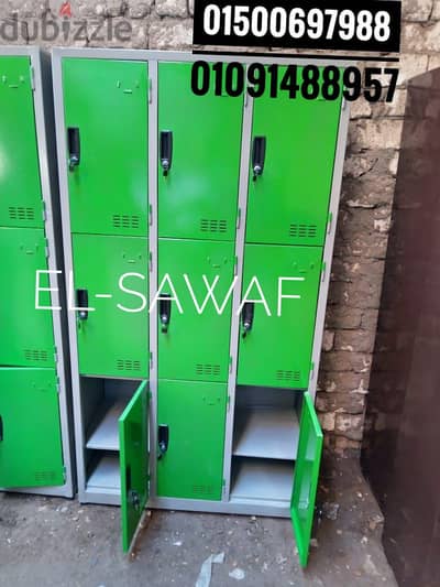 لوكر معدن صاج محمل مستورد _ دولاب _ وحدات_ دهان اليكتروستاتيك _ locker