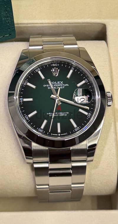 Rolex Datejust 41 Green Ombré Dial