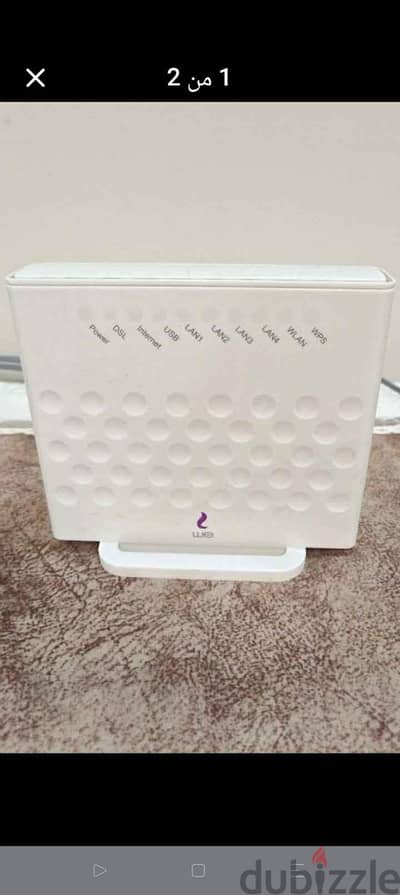 راوتر we سريع vdsl بالشاحن الاصلى
