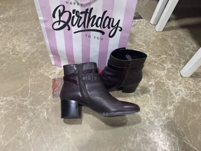 Geox half boot burgundy