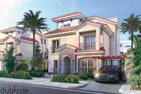 فيلا Town House للبيع (مباني 280م + الأرض 245م + رووف 65م) كومباوند صواري