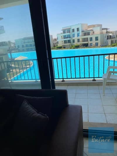 شاليه لقطه لايجار ف مراسي بلانكا ٣ غرف _ ٢ حمام _ فيو لاجون Marassi north coast