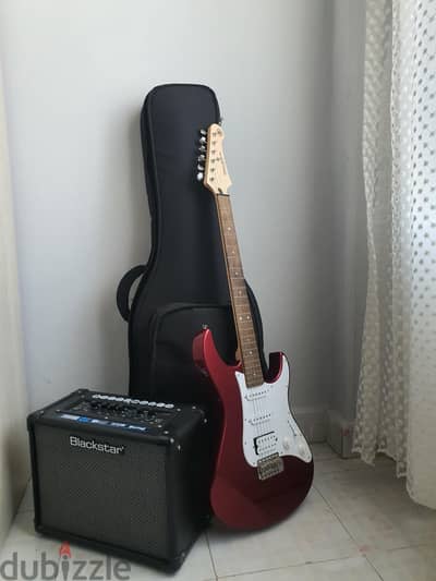 Yamaha pacifica and blackstar v3 كسر زيرو للبيع