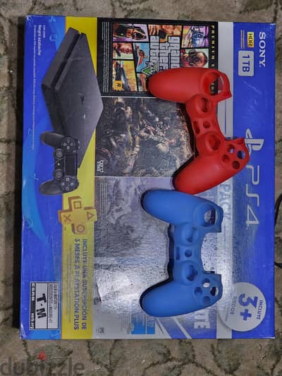 Ps4 slim ,barely used, zero condition