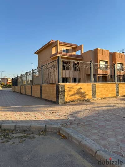 Corner townhouse for sale in Springs Compound, Shorouk City