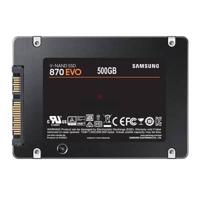 هارد سامسونج ssd500g evo870 هيلث 100%