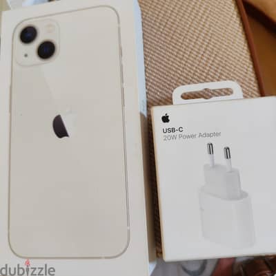 للبيع iPhone 13 – 128GB – أبيض – حالة الزيرو