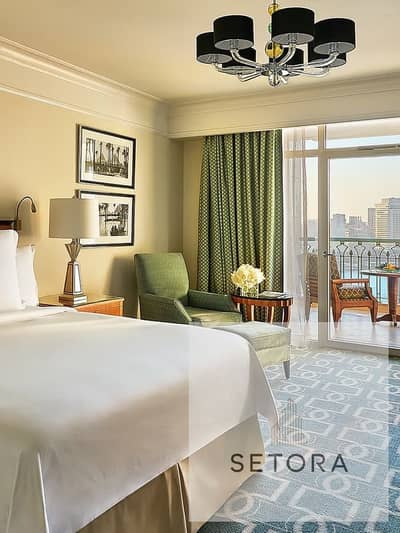 Fully finished and furnished hotel apartment managed by the InterContinental Hotel, featuring appliances and a full view of the Nile; rental return ca Fully finished and furnished hotel apartment managed by the InterContinental Hotel, featuring appliances and a full view of the Nile; rental return ca