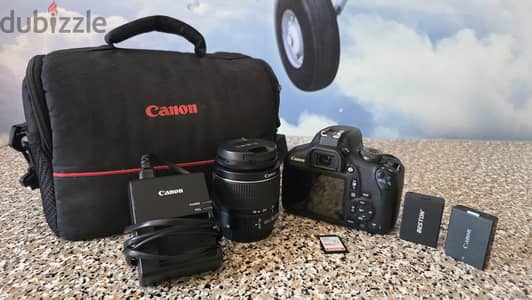Canon EOS 2000D  Dslr  كسر زيرو بدون خدوش مع إضافات