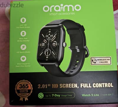 ساعة سمارت oraimo Watch 5 Lite  بحالة ممتازة