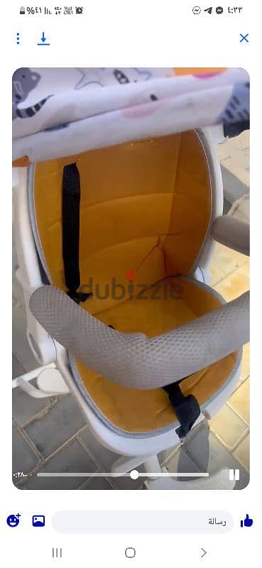 عربة اطفال شيك وخفيفه