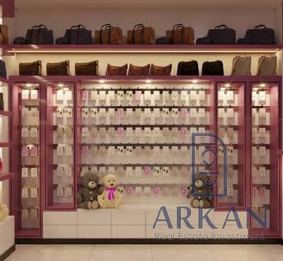 S&A Women’s Accessories Store 21 meters first floor next to Dar Misr and Trees City and in front of the wholesale market at 145 thousand and a monthly installment of 13 thousand, and the remaining installments are over 7 years