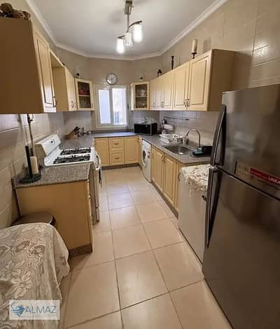 Furnished 165 sqm apartment for rent in Acacia Compound, First Settlement, near the Air Force Specialized Hospital, with easy access to all services