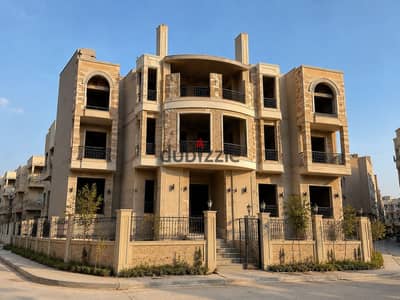 For Sale 500 m Duplex 4 Bedrooms with Swimming Pool El Koronfel Villas 2 | Fully North-Facing Ready to move  Second Row from Koronfel Heights