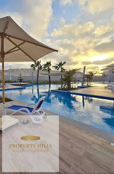Limited time discount from الأهلي صبور Villa with a panoramic view of the sea with full finishing in جايا Rass El Hikma - North Coast