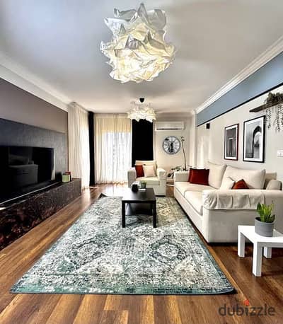 Fully furnished apartment in Dar Misr Al-Qoronfel - In front of Al-Rehab
