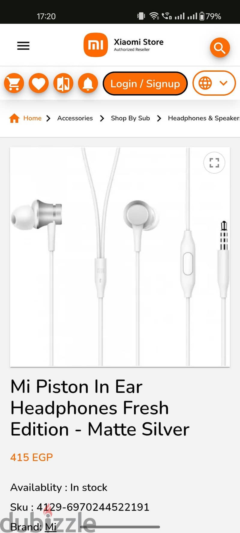 Xiaomi Mi in ears headphones basic 2