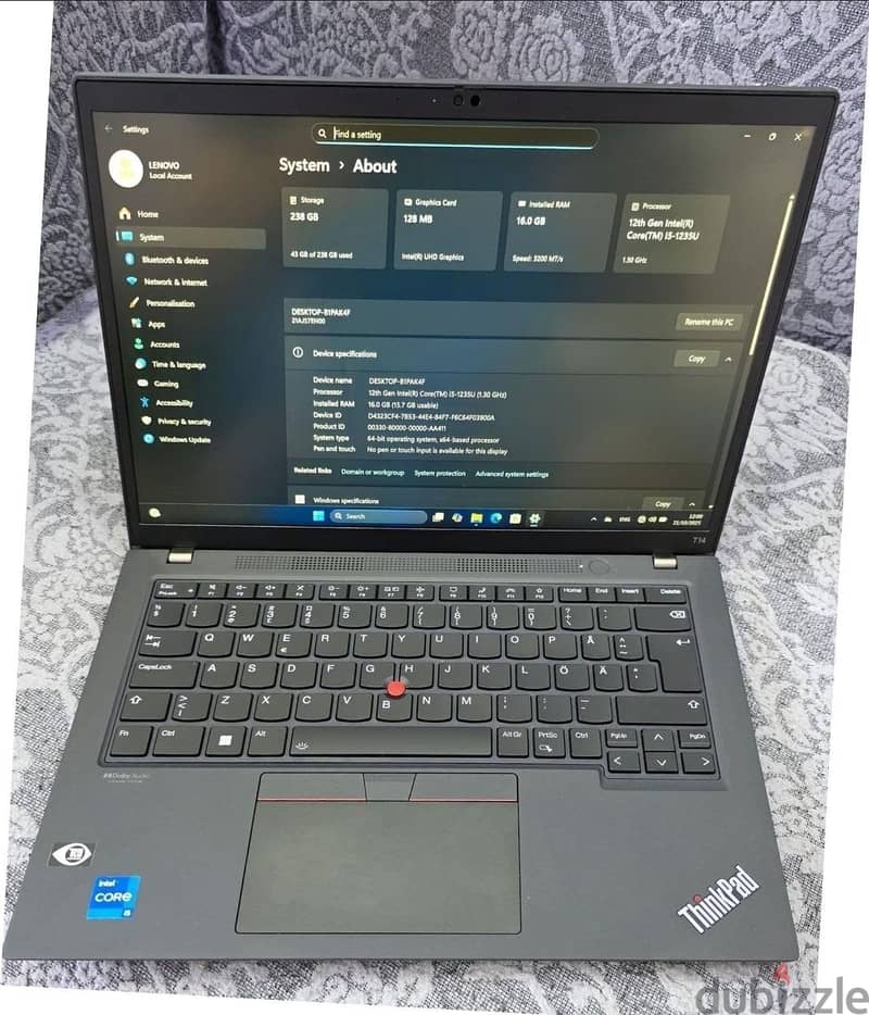 LENOVO THINKPAD FROM SWEDEN 10