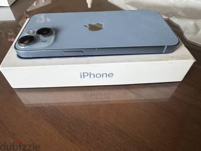 Apple - iPhone 14 , 128 GB , blue , like new with box