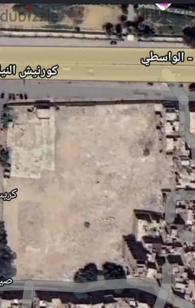 ارض للبيع على كورنيش النيل مباشرة مسجلة شهر عقاري