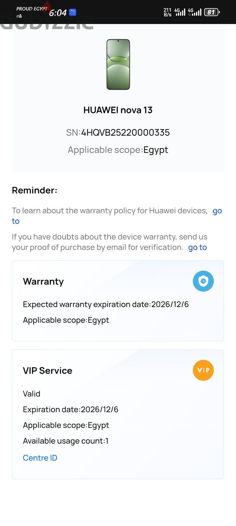 Huawei Nova 13 6