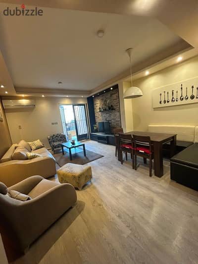Opportunity for residence or investment apartment for sale 96sqm furnished apt 90sqm garden view super lux near services mosque Phase 5 Al Rehab