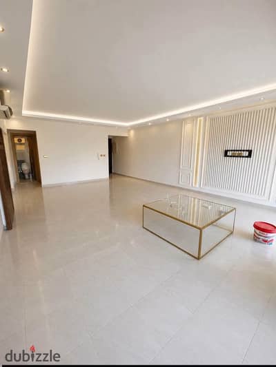 Apartment for rent unfurnished 162 sqm typical floor garden view ultra super lux finishings with kitchen and ACs New Seventh Phase Al Rehab 2