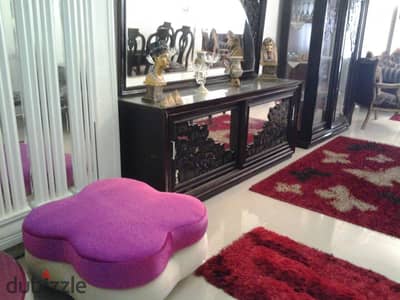 مفروش سموحة ١٦٠م بكنبوند القضاة ٣ غرف وريسبشن على المحموديةدور ٧
