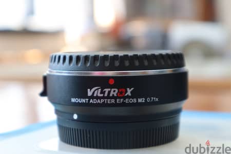 viltrox mount adapter ef-eos m2 0.71x for canon
