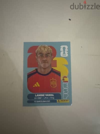 Lamine Yamal Sticker Panini 2026 World Cup