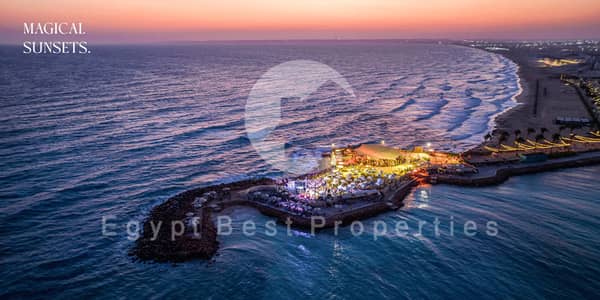 توين فيلا متشطبة بالتكييفات للبيع في سيزار سوديك راس الحكمة تقسيط 8 سنين بمقدم 5% استلام قريب