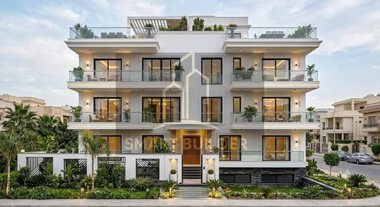 Apartment at cost price American University Housing Fifth Settlement Semi-finishing Immediate delivery Distinguished location Area 260 meters Share in the garage Elevator at a bargain price
