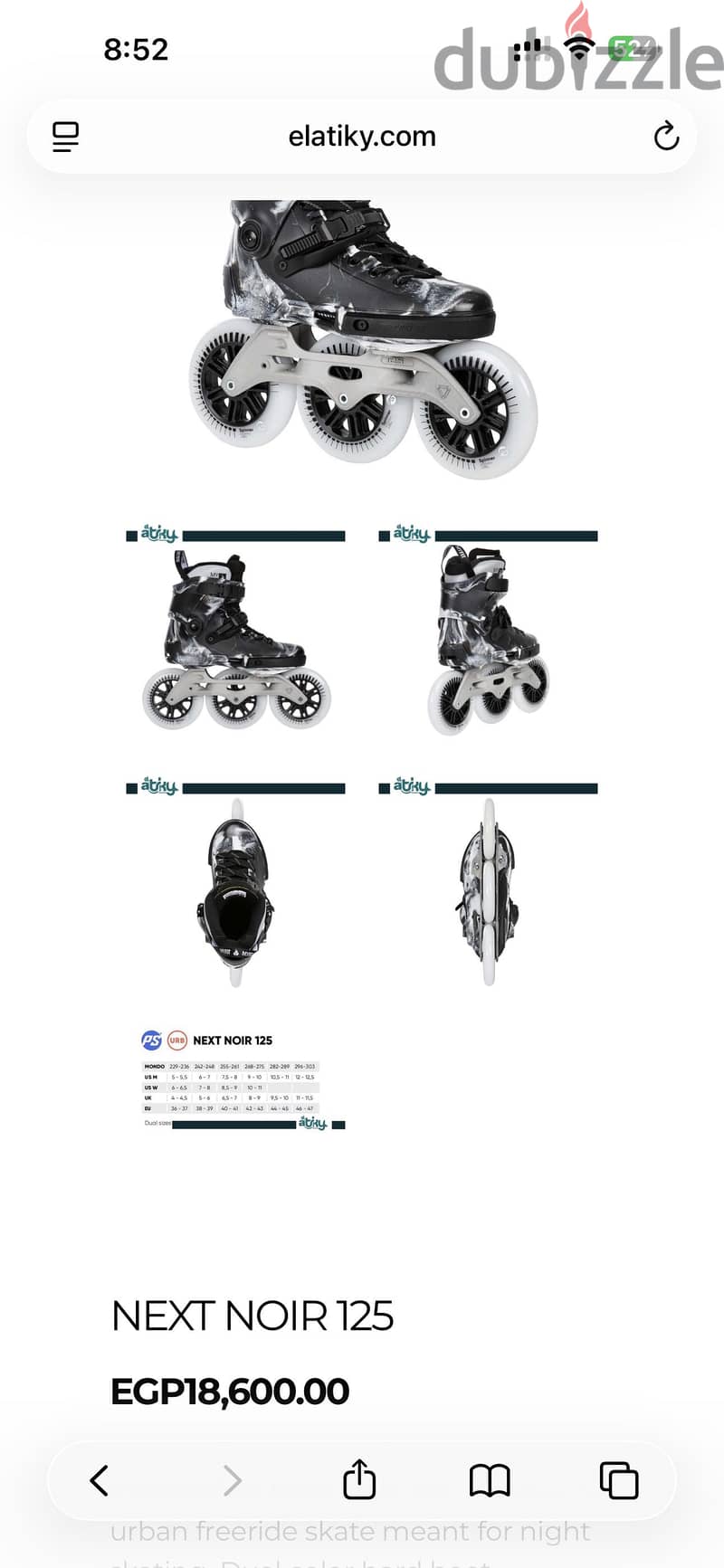 Powerslide Next Noir 125 3
