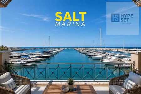 A finished chalet in Salt Ras El Hekma (North Coast) featuring a panoramic view of the yacht marina price(cash) 500,000 le