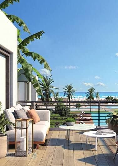 challet at seazen north coast sea and lagoon view fully finished with Ac's and kitchen cabinets down payment and installments