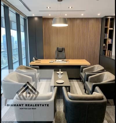 Office for sale Finished with AC's in Monorail Tower, at Special price, excellent location, and highest return on investment, Over 10Years equal