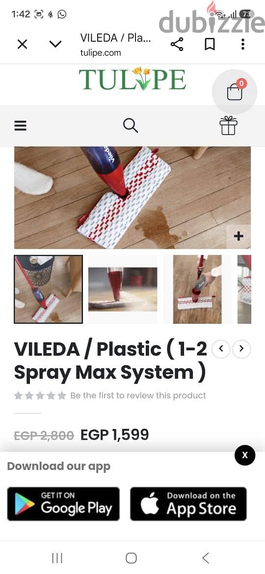 vileda spray mop 5