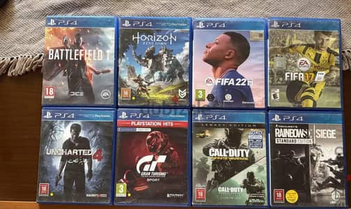 العاب playstation 4 used
