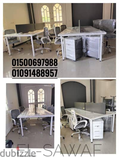 خلية عمل-ورك ستيشن خشب mdfاسباني-اثاث مكتبي-work station-partiton