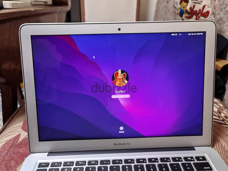 MacBook air 2017 ram 8 SSD 128 5